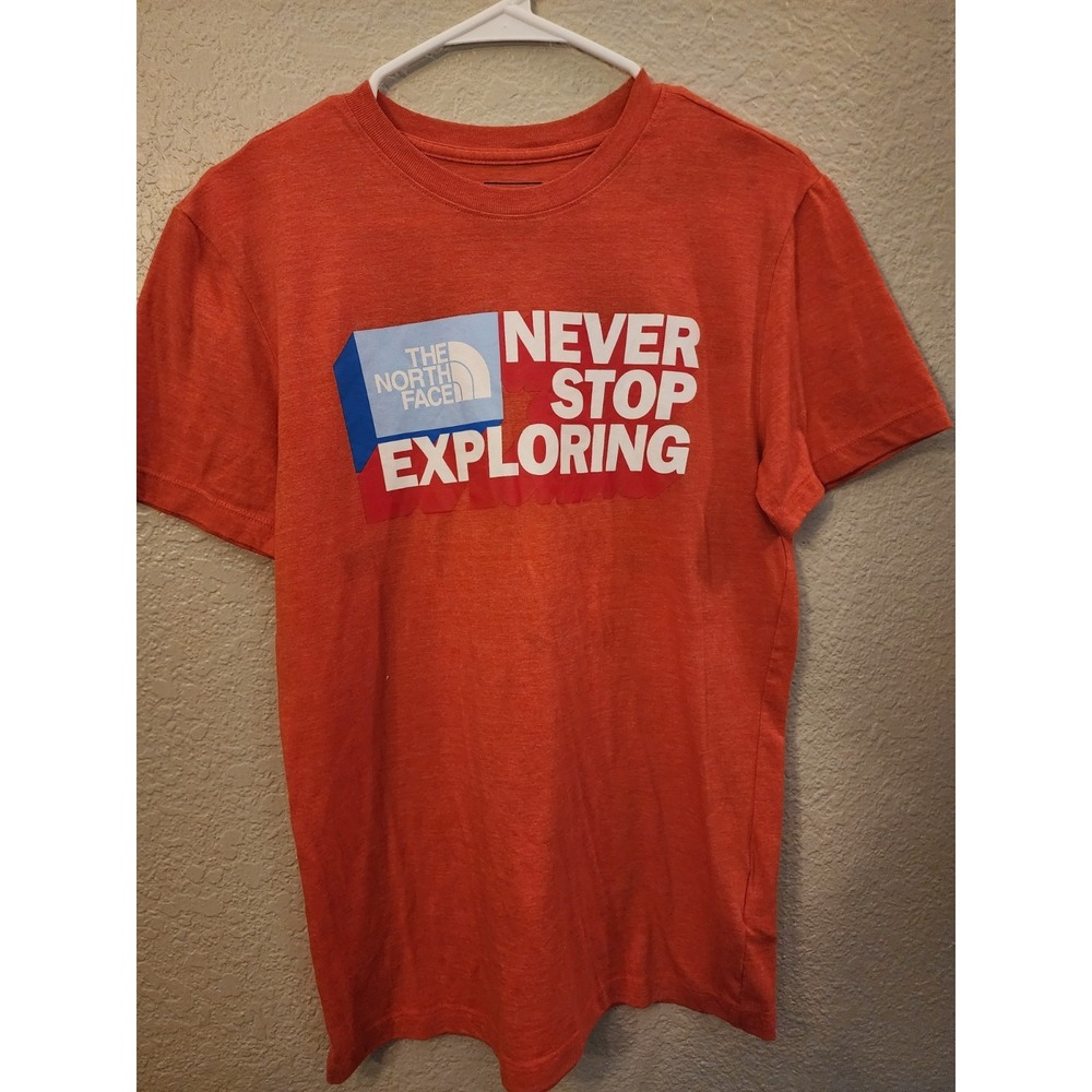 The North Face Men's T-Shirt, Size Small, Orange,‎ Great Condition!